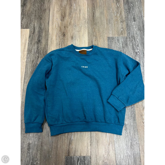 Sweatshirt Crewneck By Tribe Kelley In Blue, Size: L