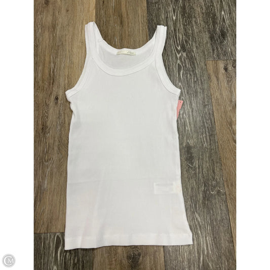 Tank Top By Zara In White, Size: S