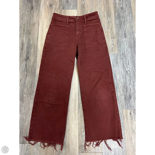 Jeans Wide Leg By Just Black In Brown Denim, Size: 2