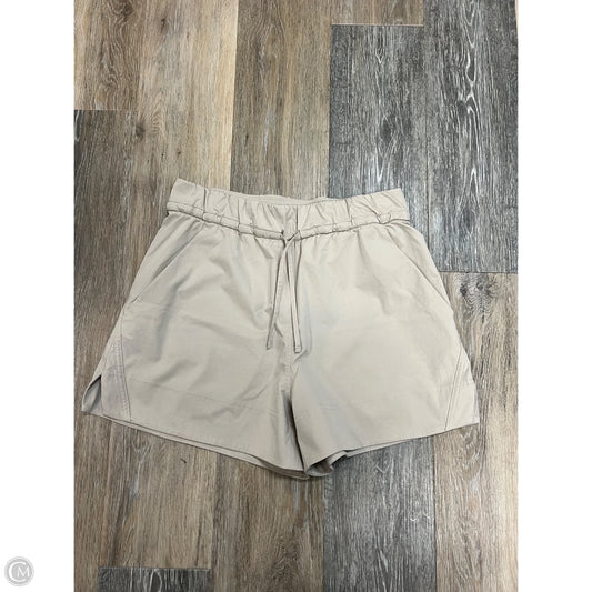Athletic Shorts By Lululemon In Tan, Size: S