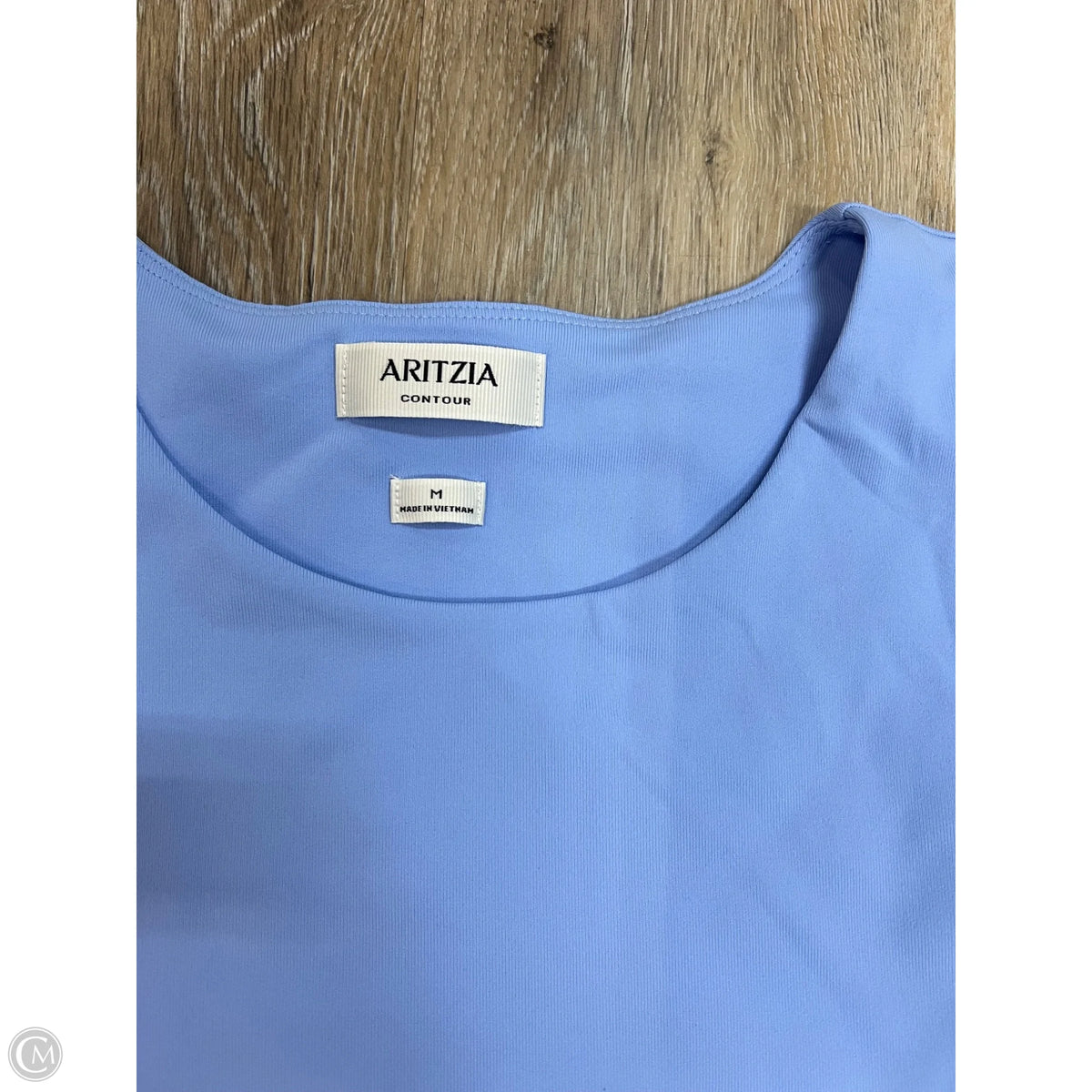 Top Short Sleeve By Aritzia In Blue, Size: M