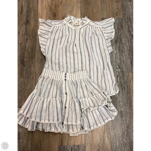 Dress Set 2pc By M.A.B.E.  In White, Size: S