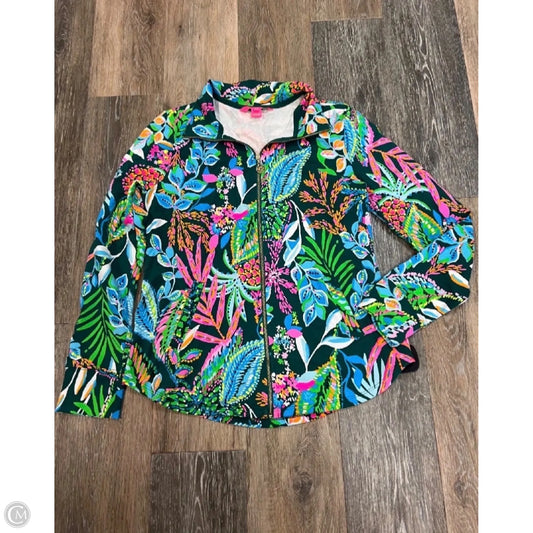 Top Long Sleeve Designer By Lilly Pulitzer In Floral Print, Size: Xs