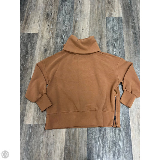 Athletic Sweatshirt Collar By Varley In Orange, Size: M