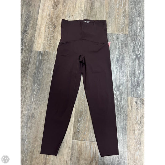 Athletic Leggings By Spanx In Brown, Size: S