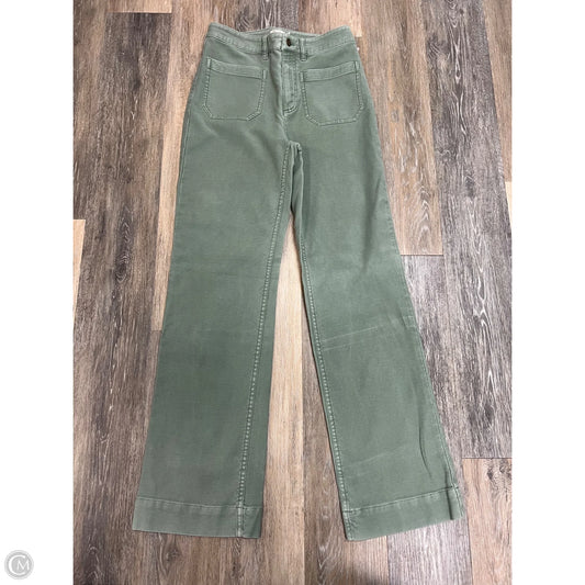 Jeans Straight By Faherty In Green Denim, Size: 4