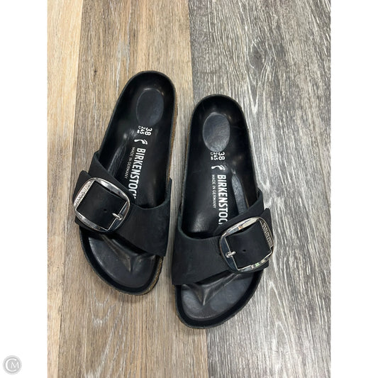 Sandals Flats By Birkenstock In Black, Size: 7