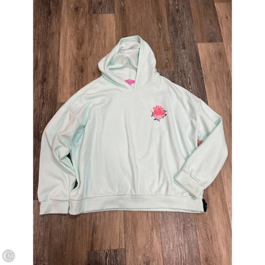 Sweatshirt Hoodie By Edikted In Blue, Size: Xl
