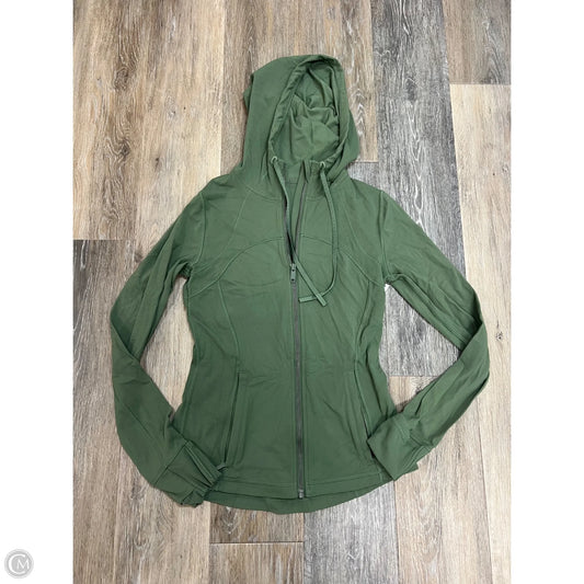 Athletic Jacket By Lululemon In Green, Size: 6
