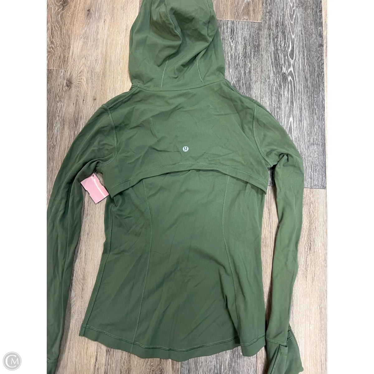 Athletic Jacket By Lululemon In Green, Size: 6