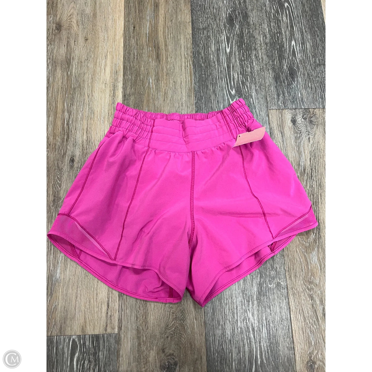 Athletic Shorts By Lululemon In Pink, Size: 4