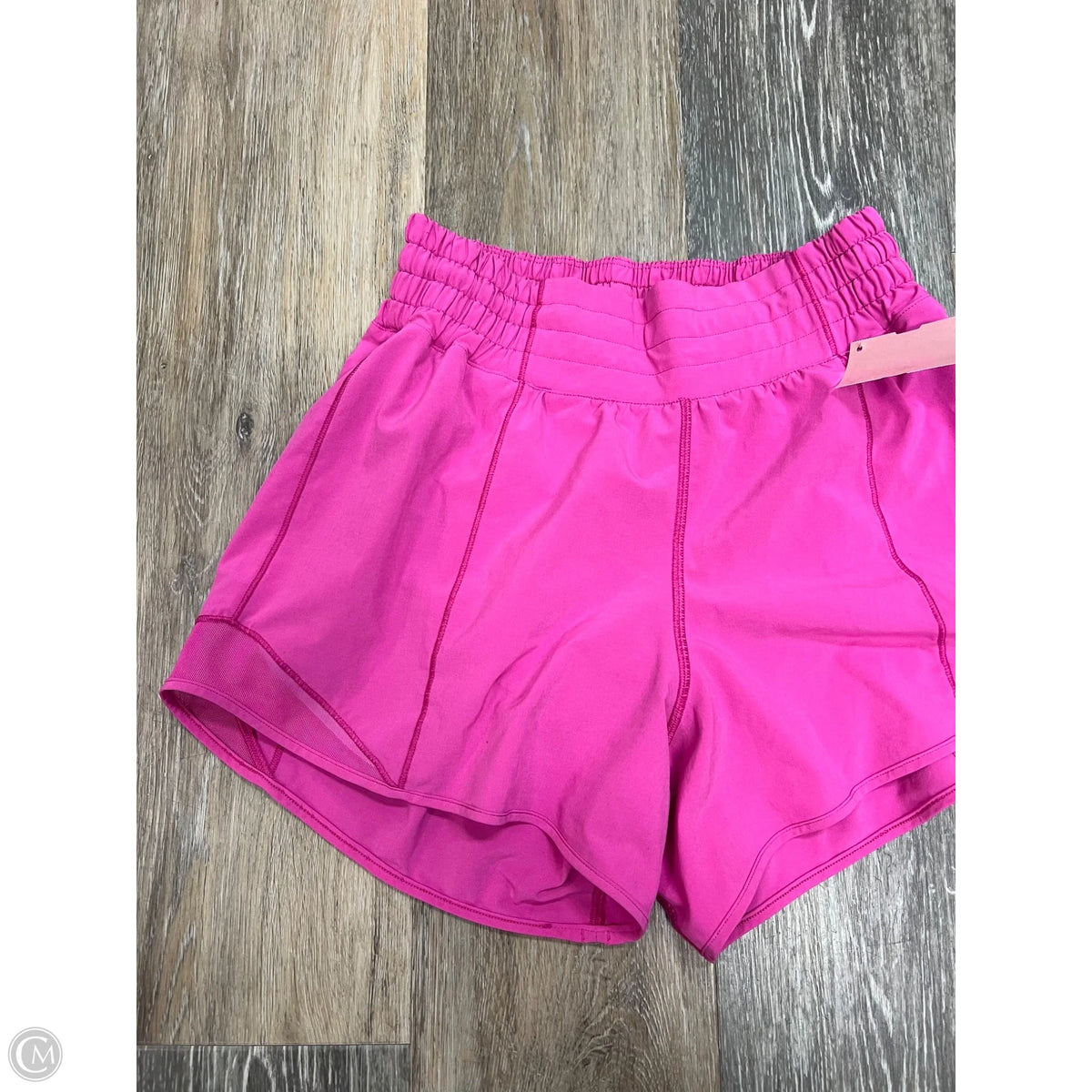 Athletic Shorts By Lululemon In Pink, Size: 4