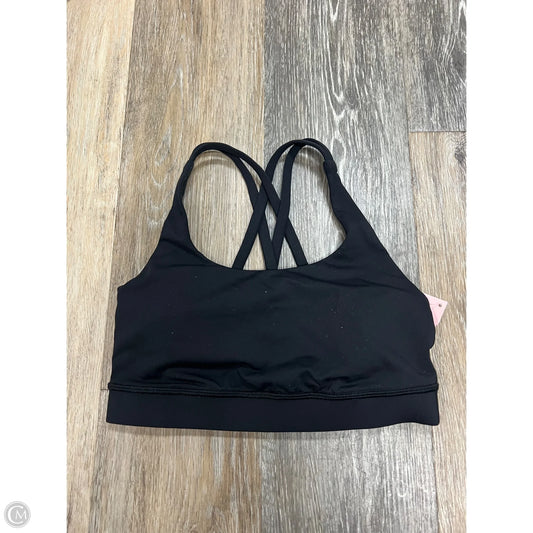 Athletic Bra By Lululemon In Black, Size: 4