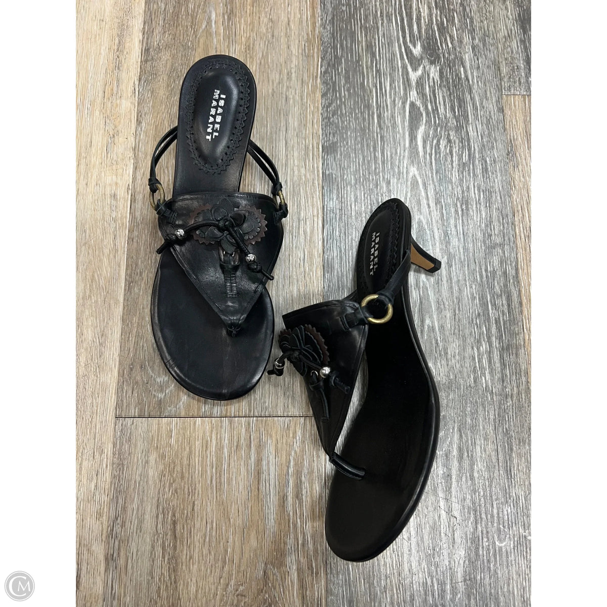 Sandals Designer By Isabel Marant In Black, Size: 8/38