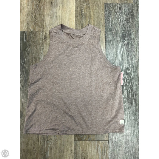Athletic Tank Top By Vuori In Brown, Size: S