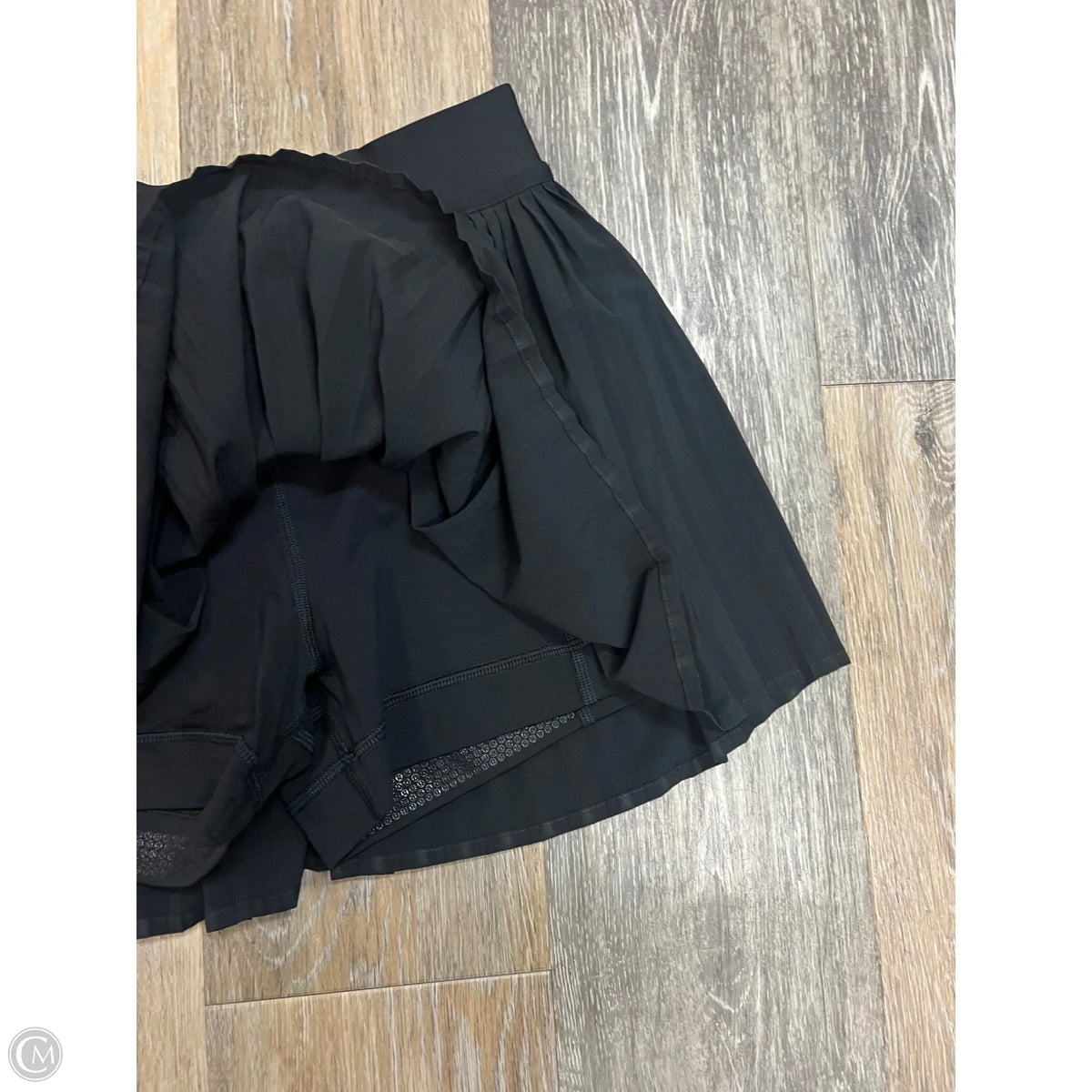 Athletic Skort By Lululemon In Black, Size: 4