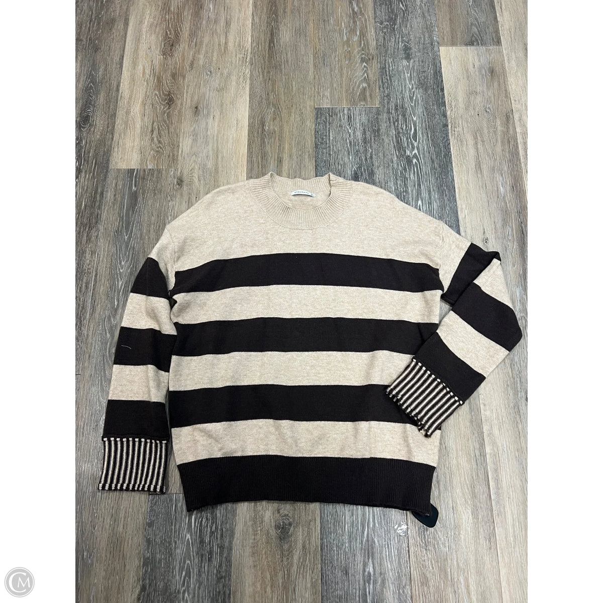 Sweater By Staccato In Tan, Size: L