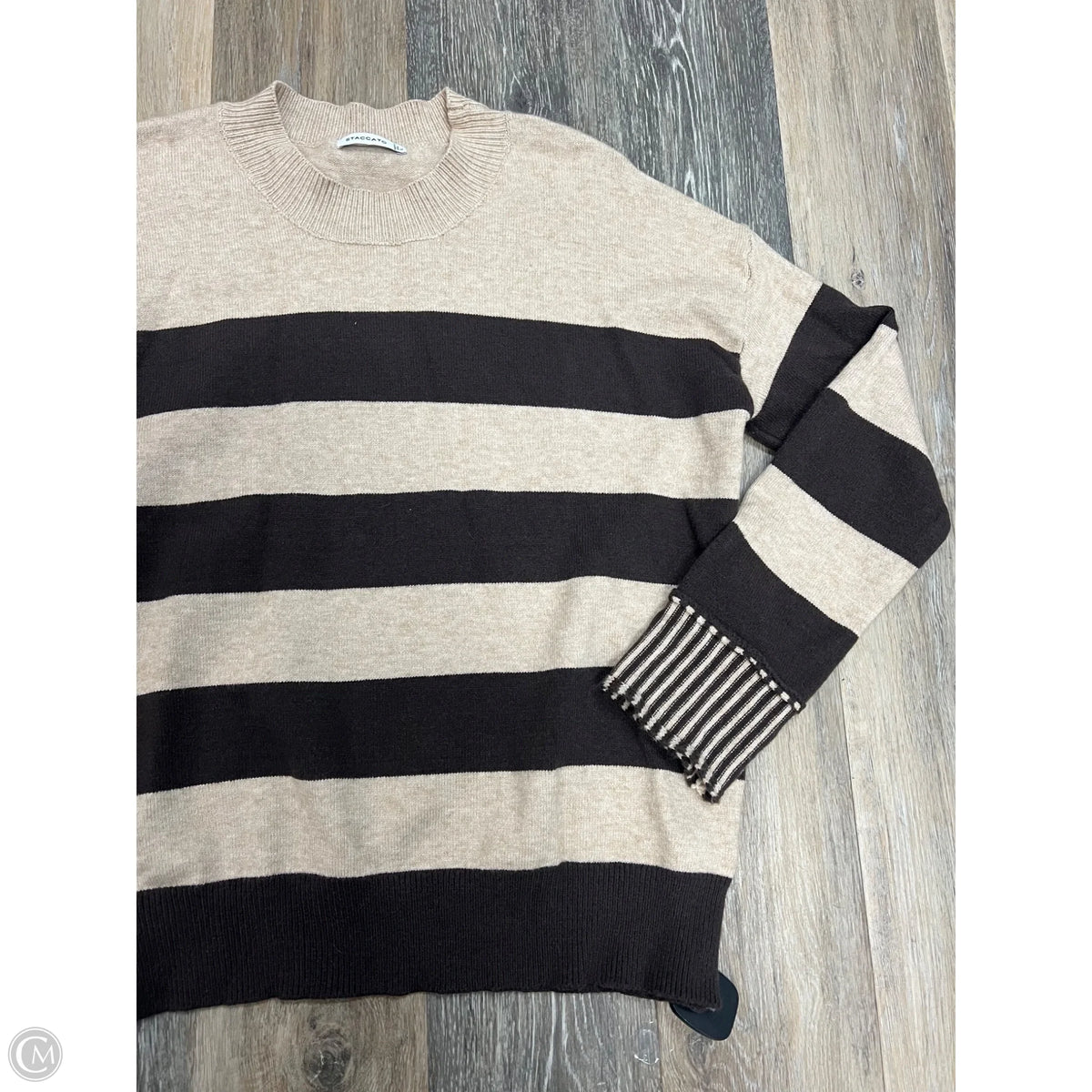 Sweater By Staccato In Tan, Size: L