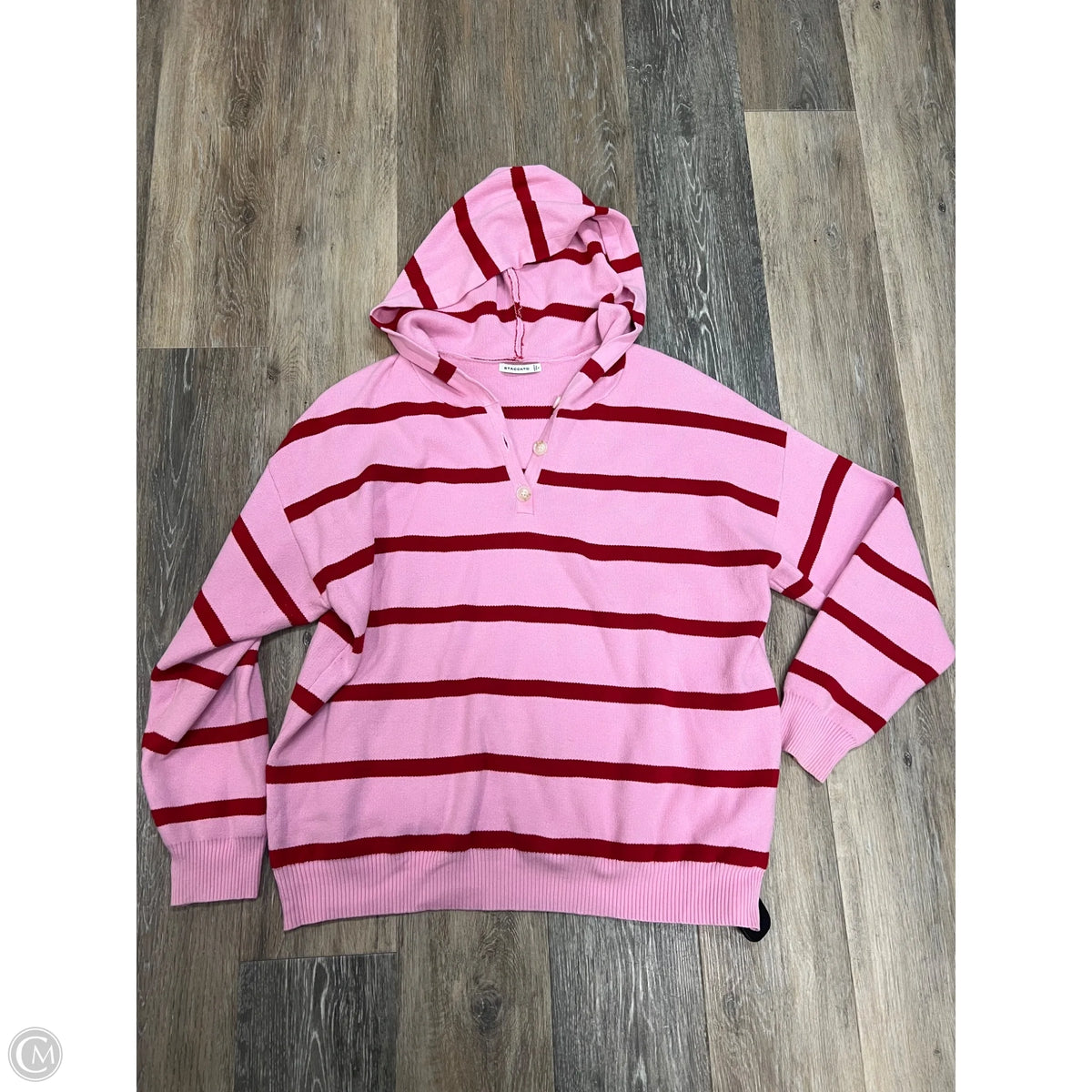 Sweater By Staccato In Striped Pattern, Size: L