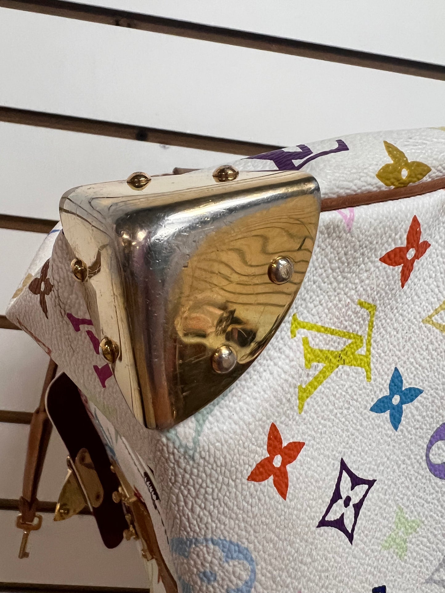 HANDBAG LUXURY DESIGNER by LOUIS VUITTON In WHITE, Size: MEDIUM