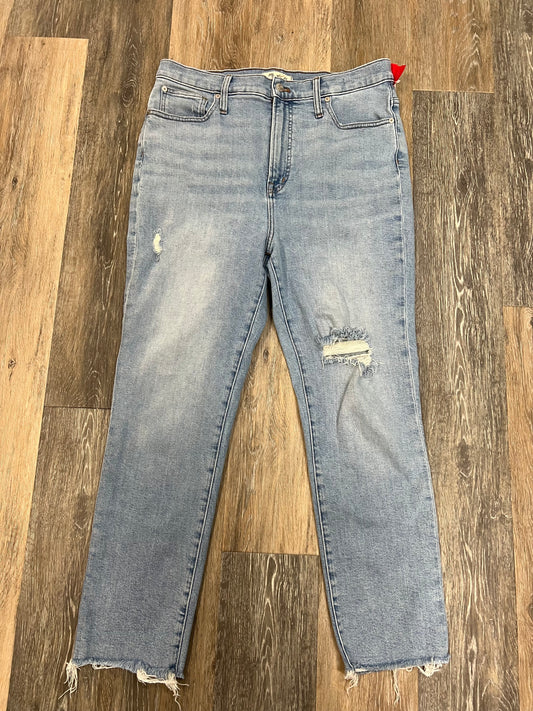 Blue Denim Jeans Straight Madewell, Size 12/31