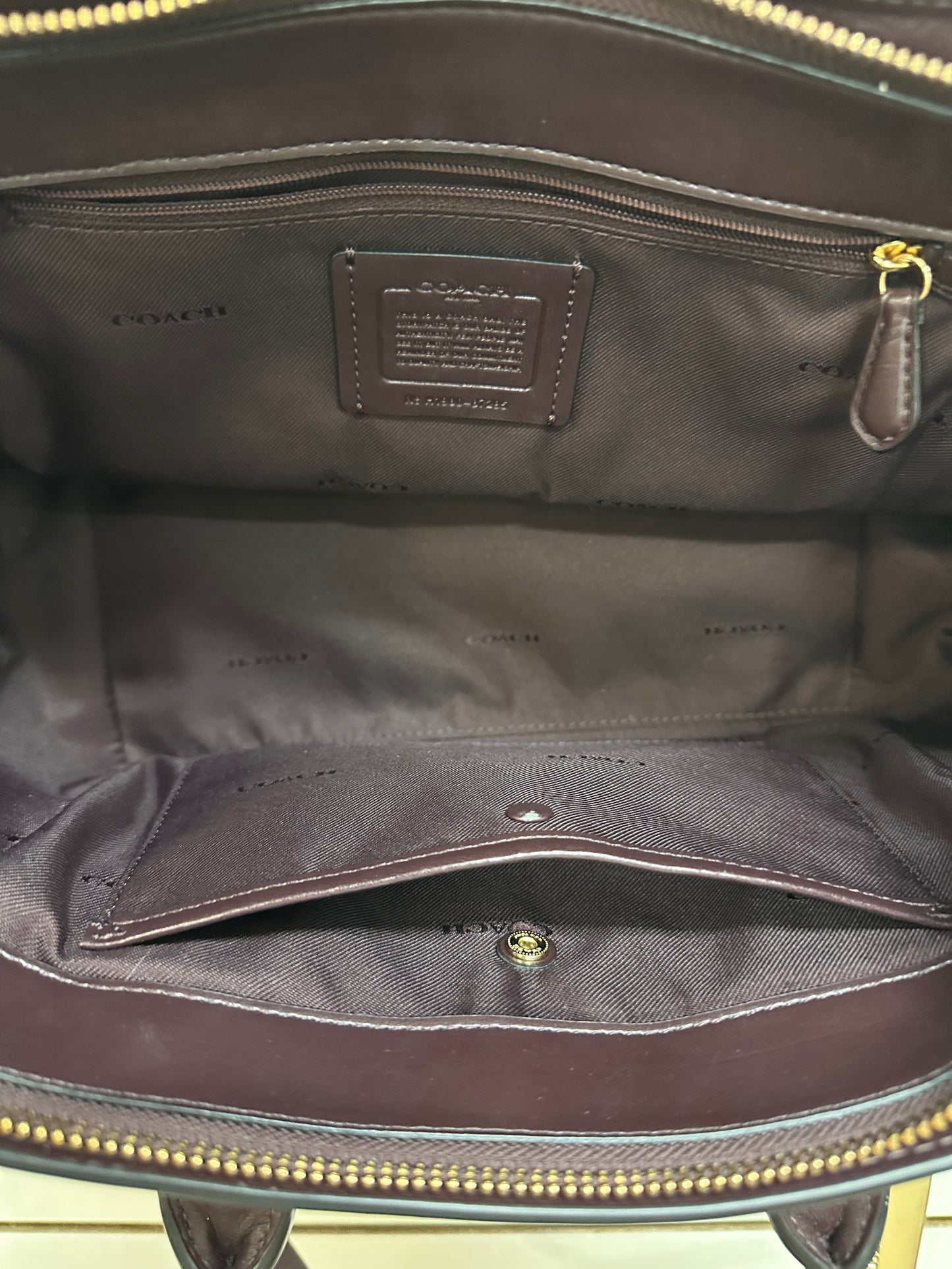 Handbag Designer By Coach, Size: Medium