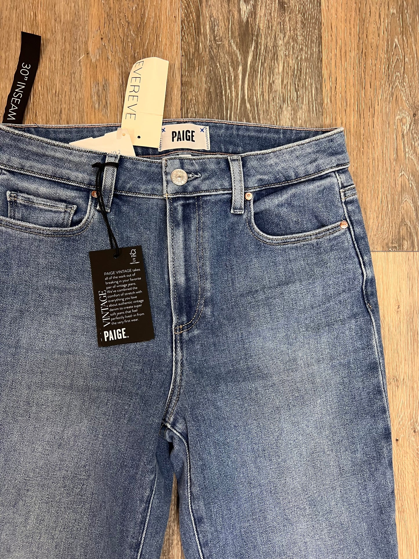 Jeans Designer By Paige In Blue Denim, Size: 4/27