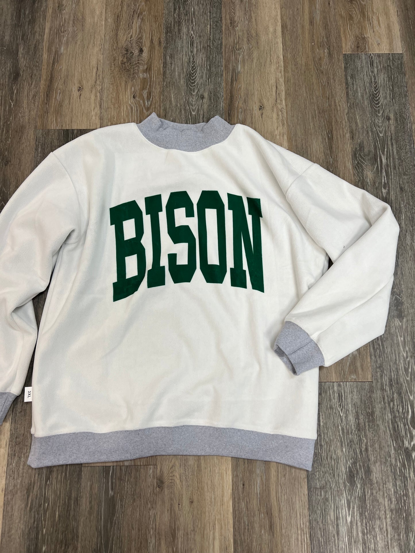 Sweatshirt Crewneck By Clothes Mentor In Grey, Size: 3x
