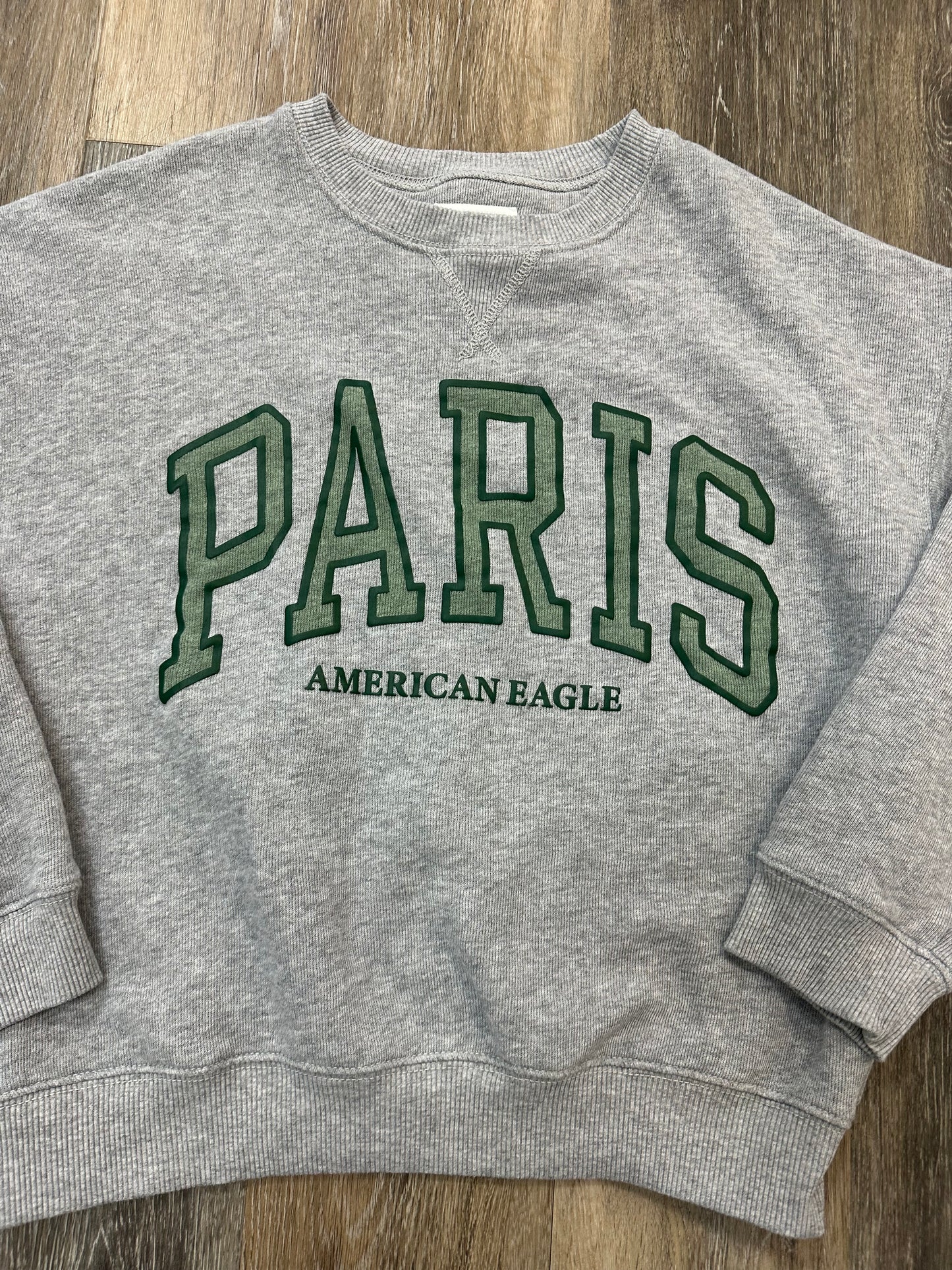 Sweatshirt Crewneck By American Eagle In Grey, Size: S