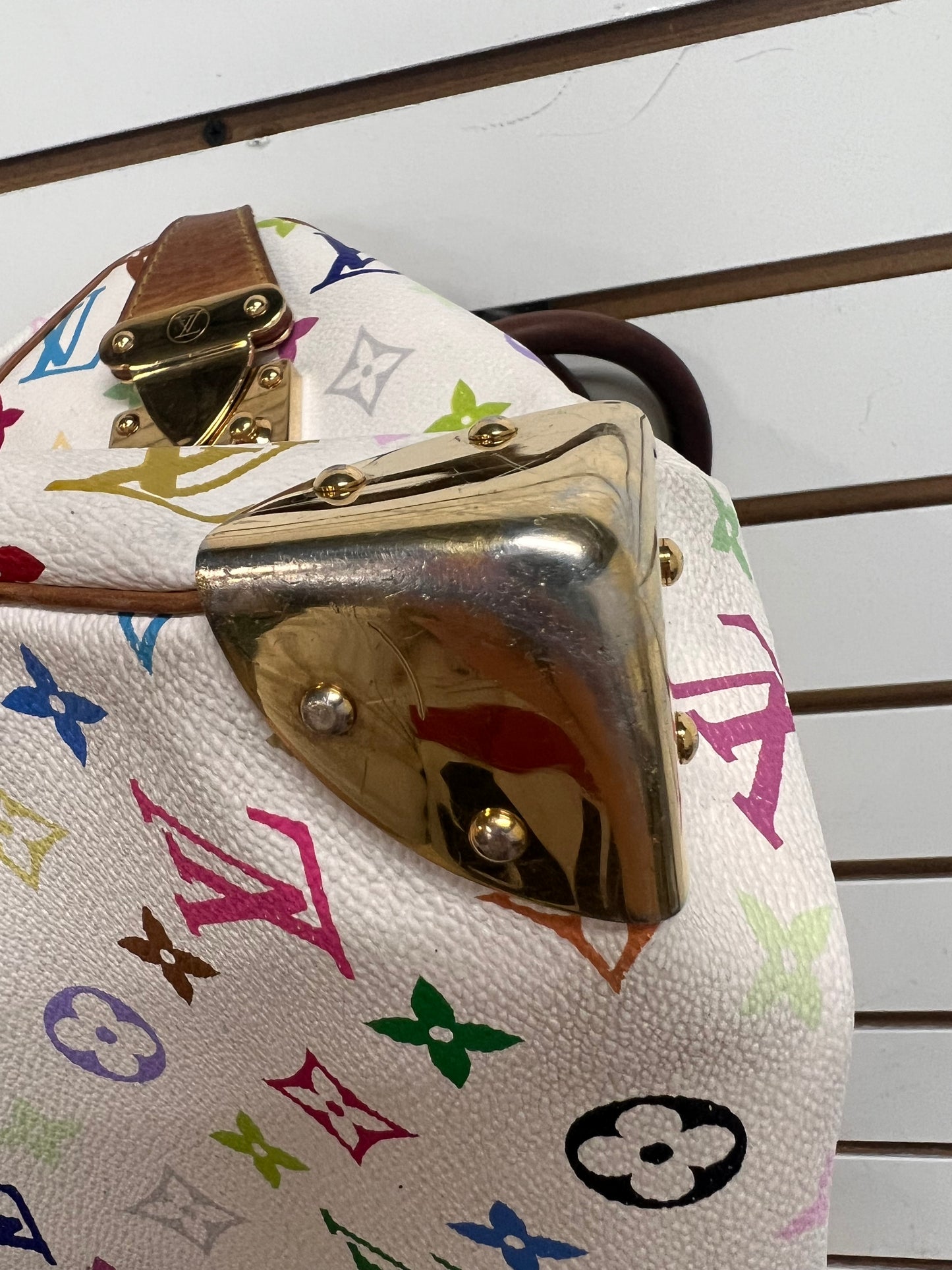 HANDBAG LUXURY DESIGNER by LOUIS VUITTON In WHITE, Size: MEDIUM