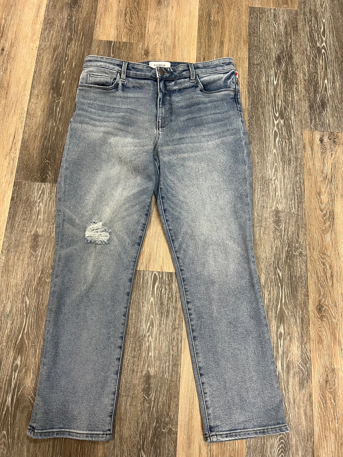 Blue Denim Jeans Straight Evereve, Size 12/31