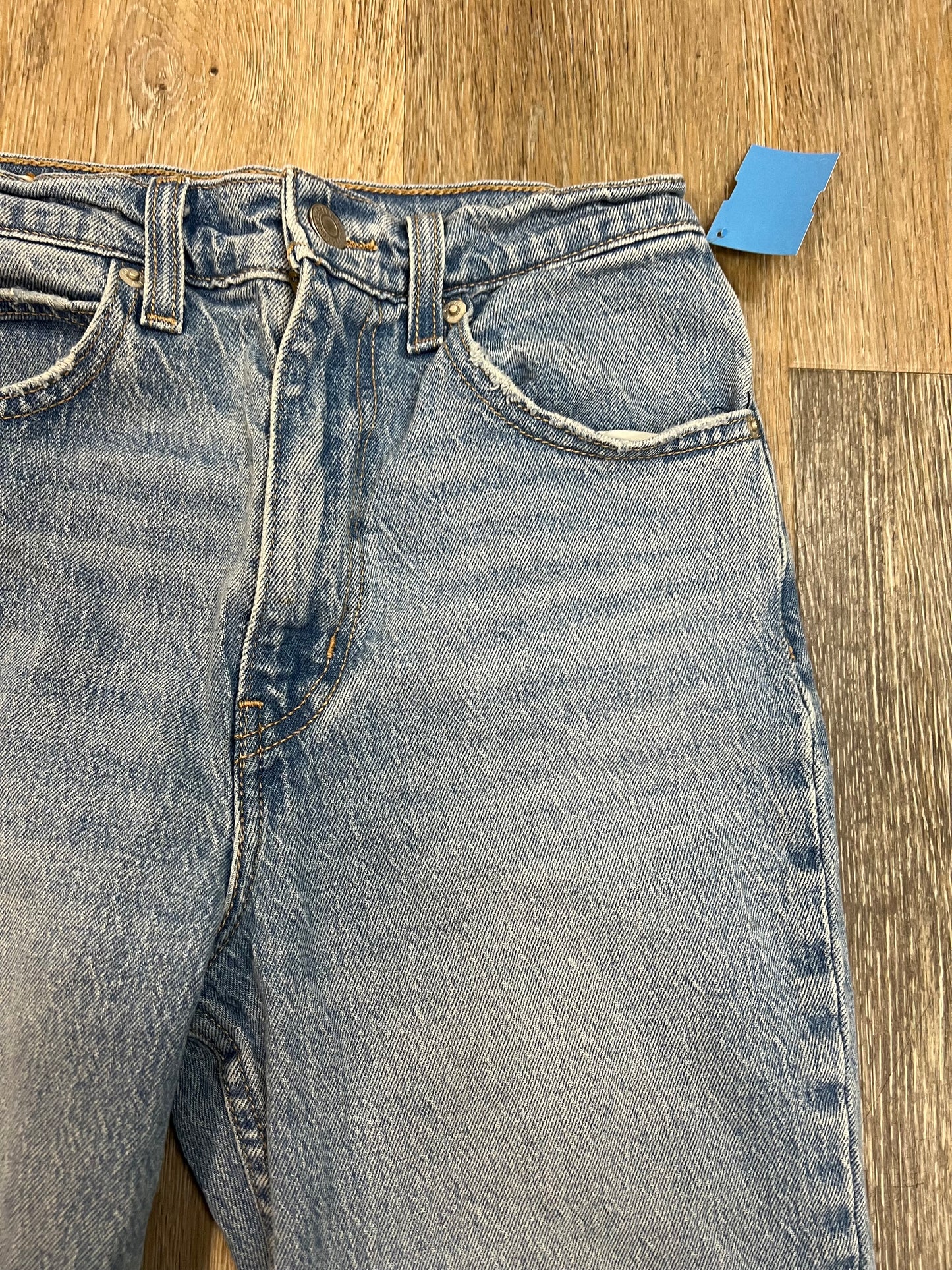 Jeans Flared By Levis In Blue Denim, Size: 0/24