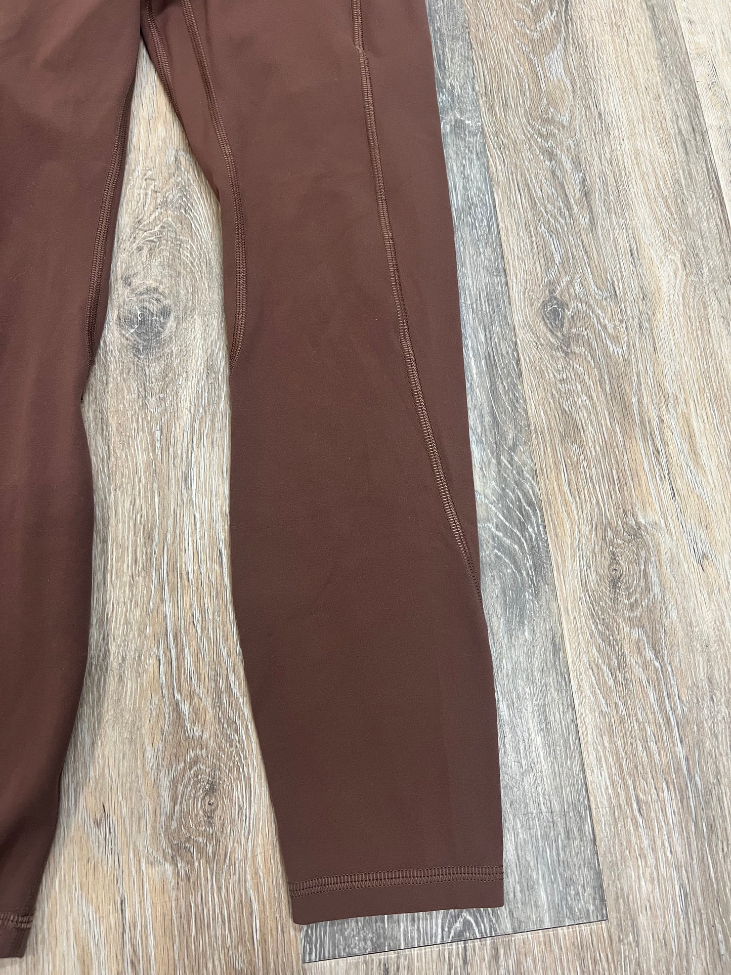 Athletic Leggings By Lululemon In Brown, Size: 6