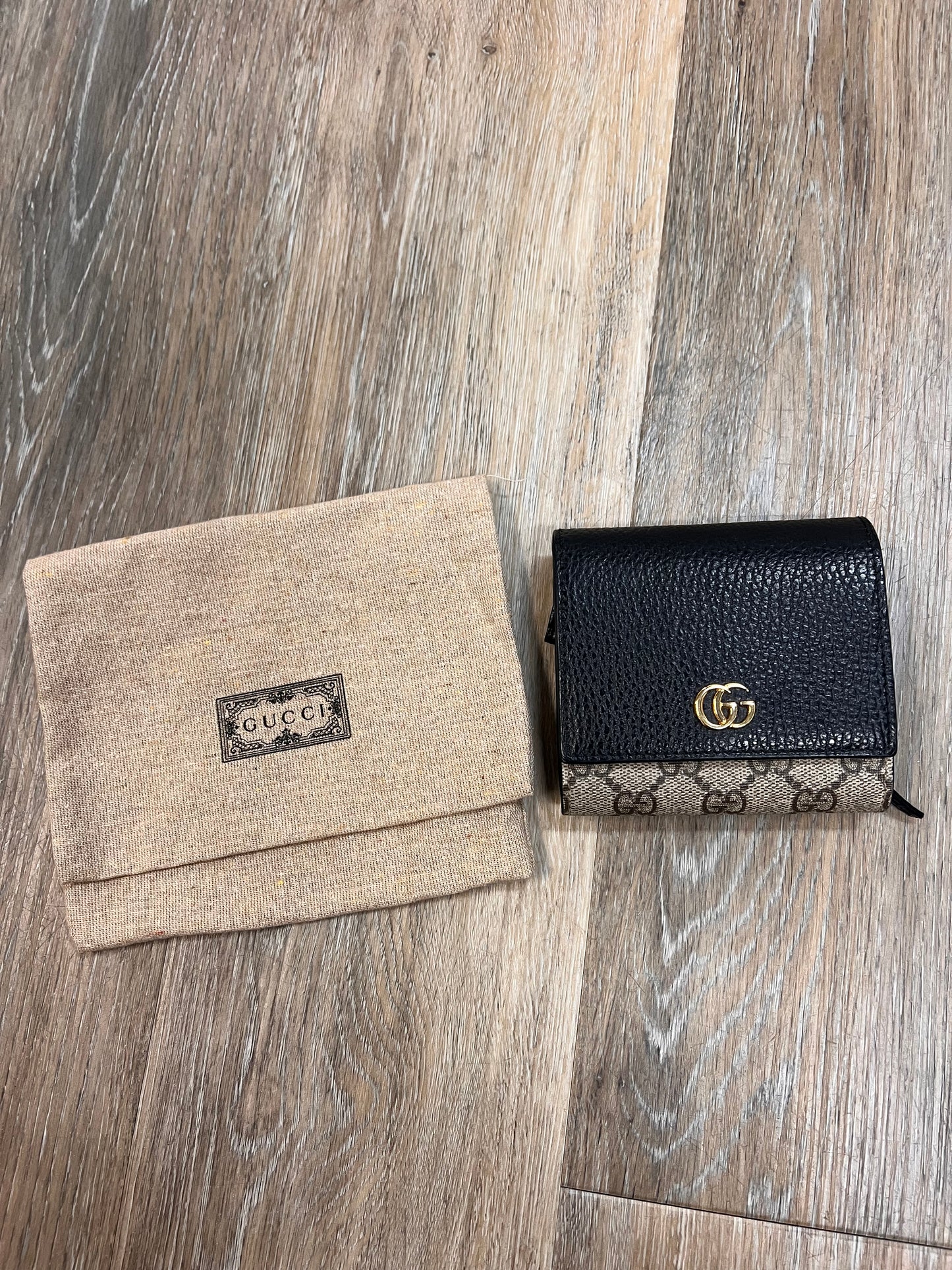 WALLET LUXURY DESIGNER by GUCCI In BLACK, Size: MEDIUM