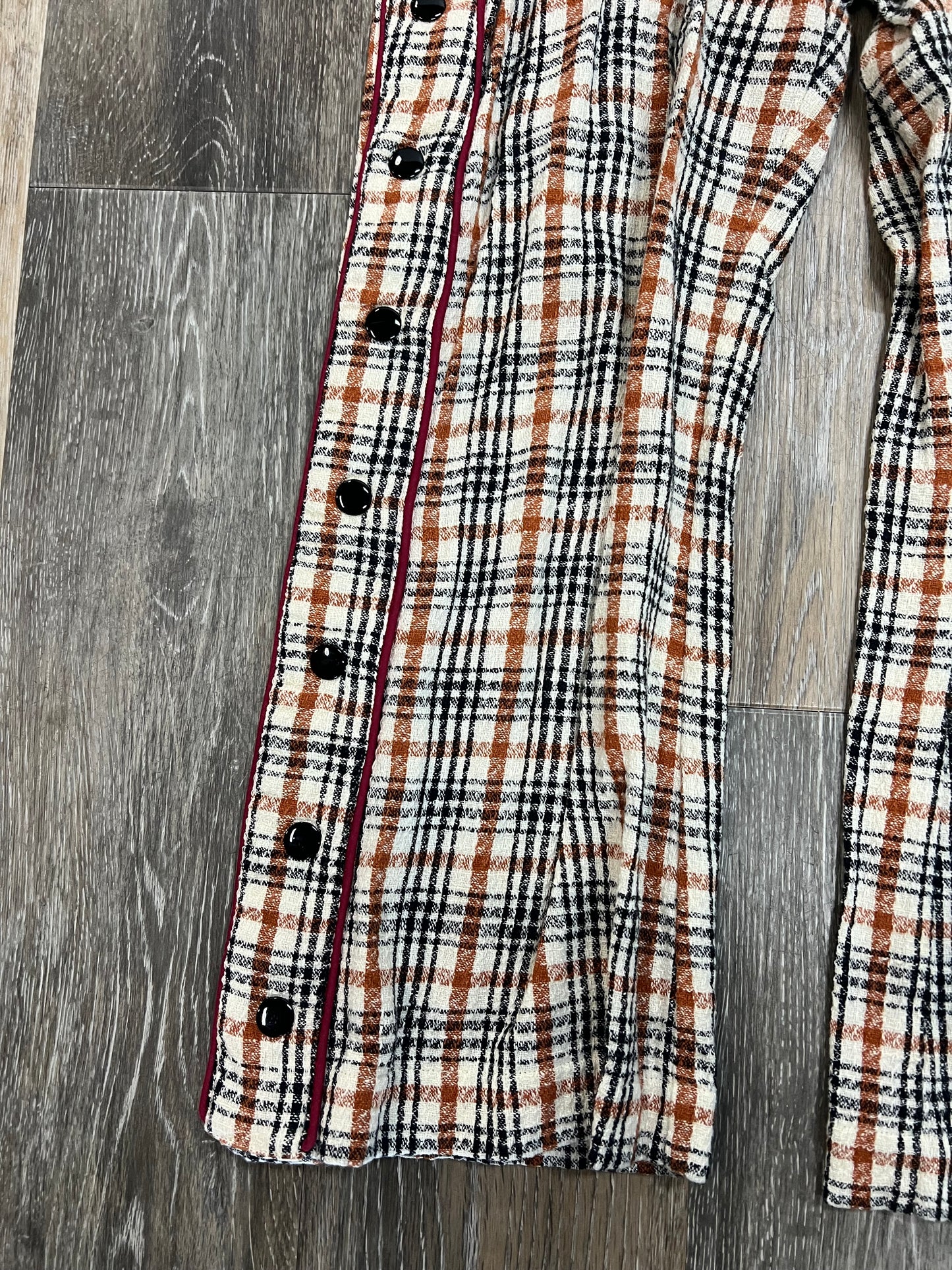 Blazer Set By Free People In Plaid Pattern, Size: S