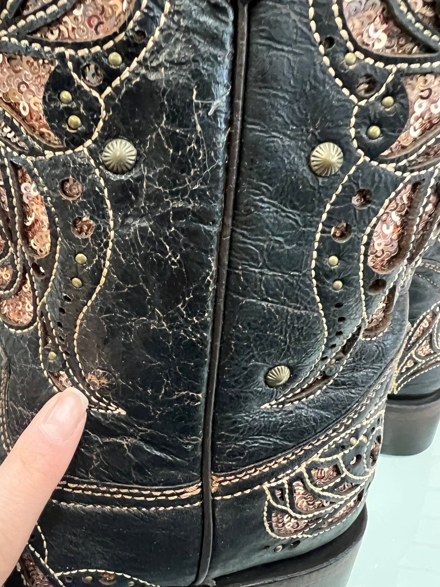 Boots Western By Corral In Brown, Size: 11