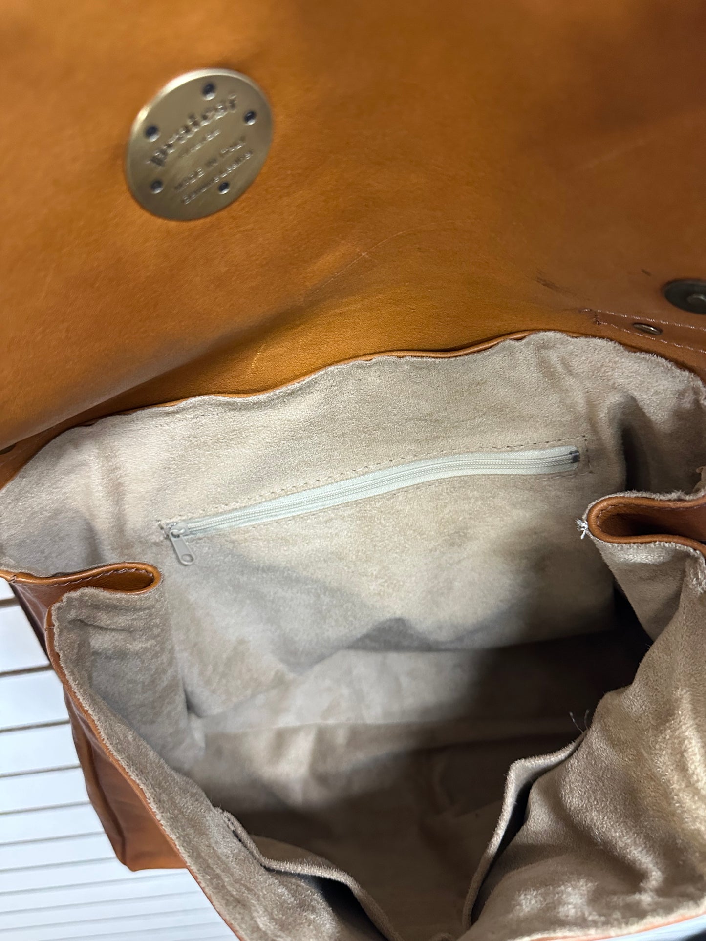 Crossbody Leather By Pratesi Firenze, Size: Large