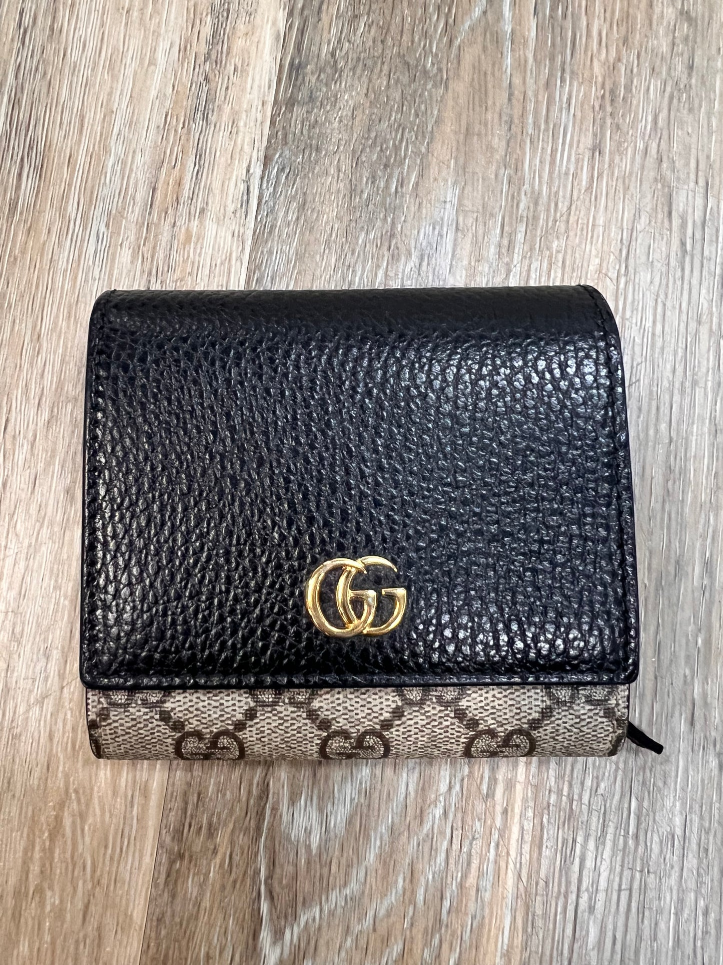 WALLET LUXURY DESIGNER by GUCCI In BLACK, Size: MEDIUM