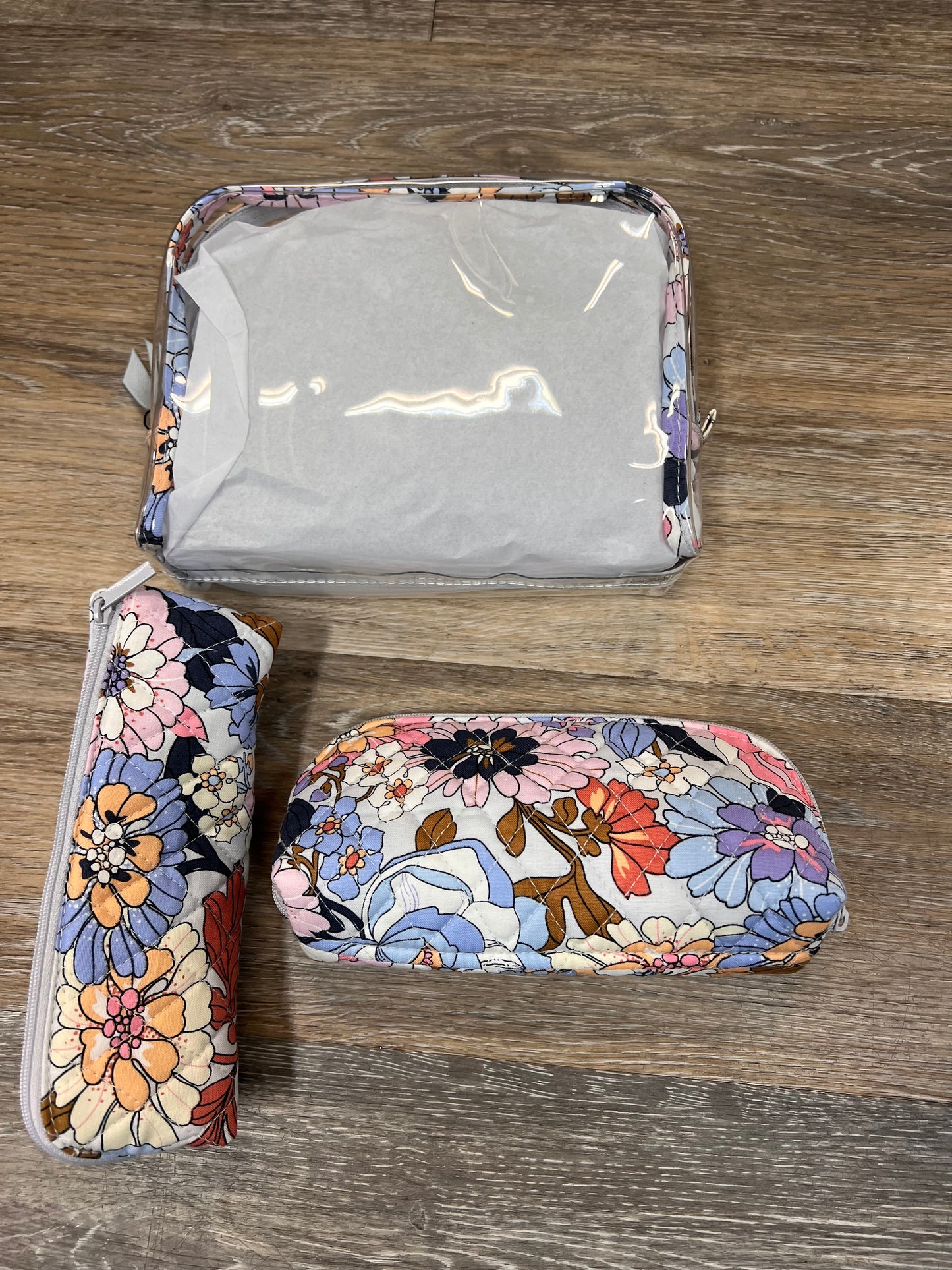 Makeup Bag 3pc Set By Vera Bradley, Size: Medium