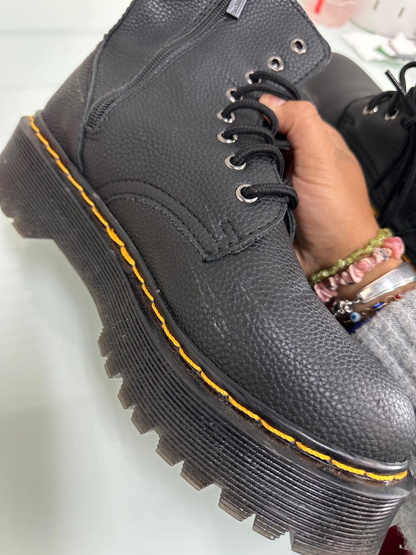 Boots Combat By Dr Martens In Black, Size: 11