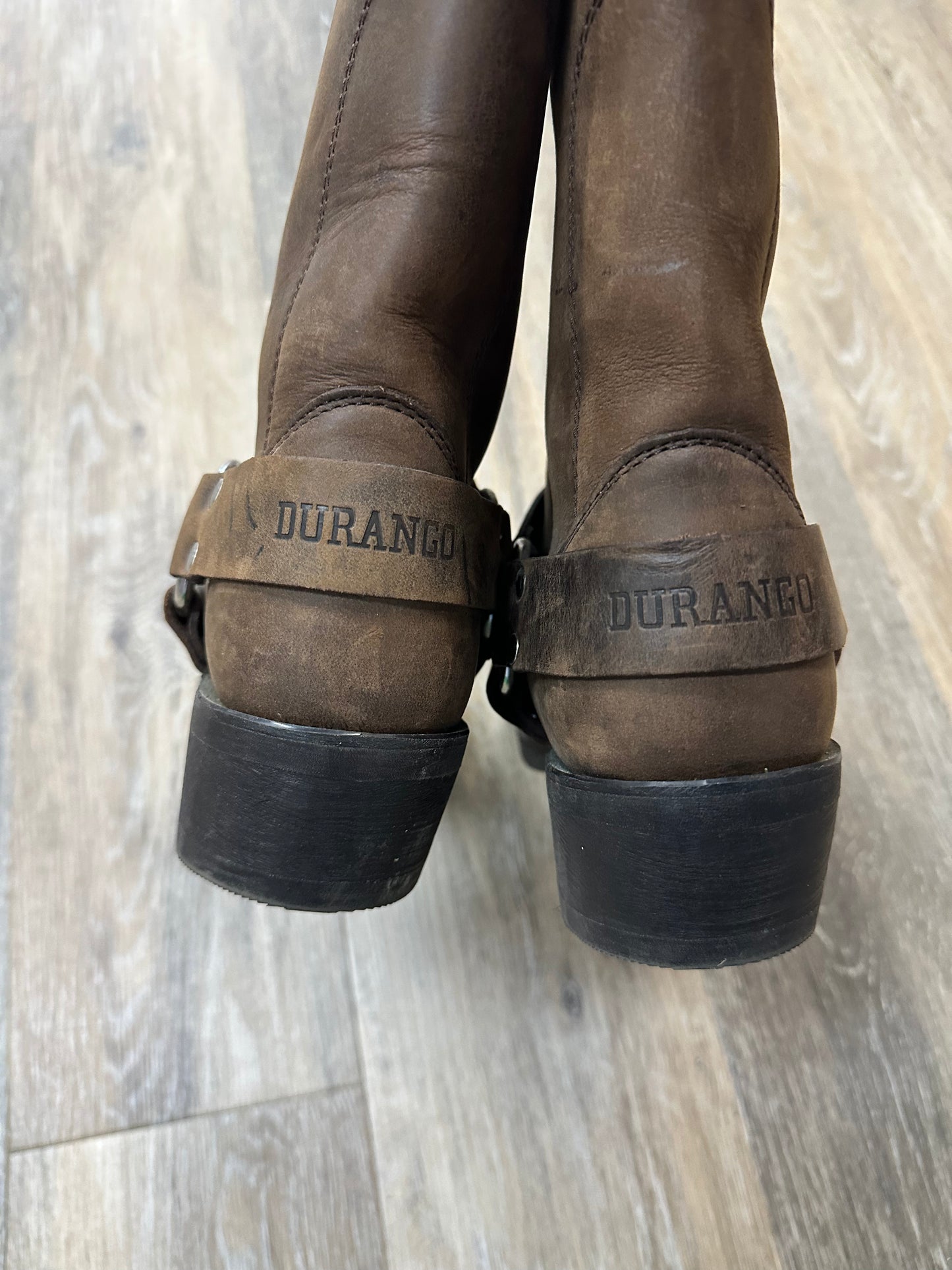 Boots Ankle Heels By Durango In Brown, Size: 9