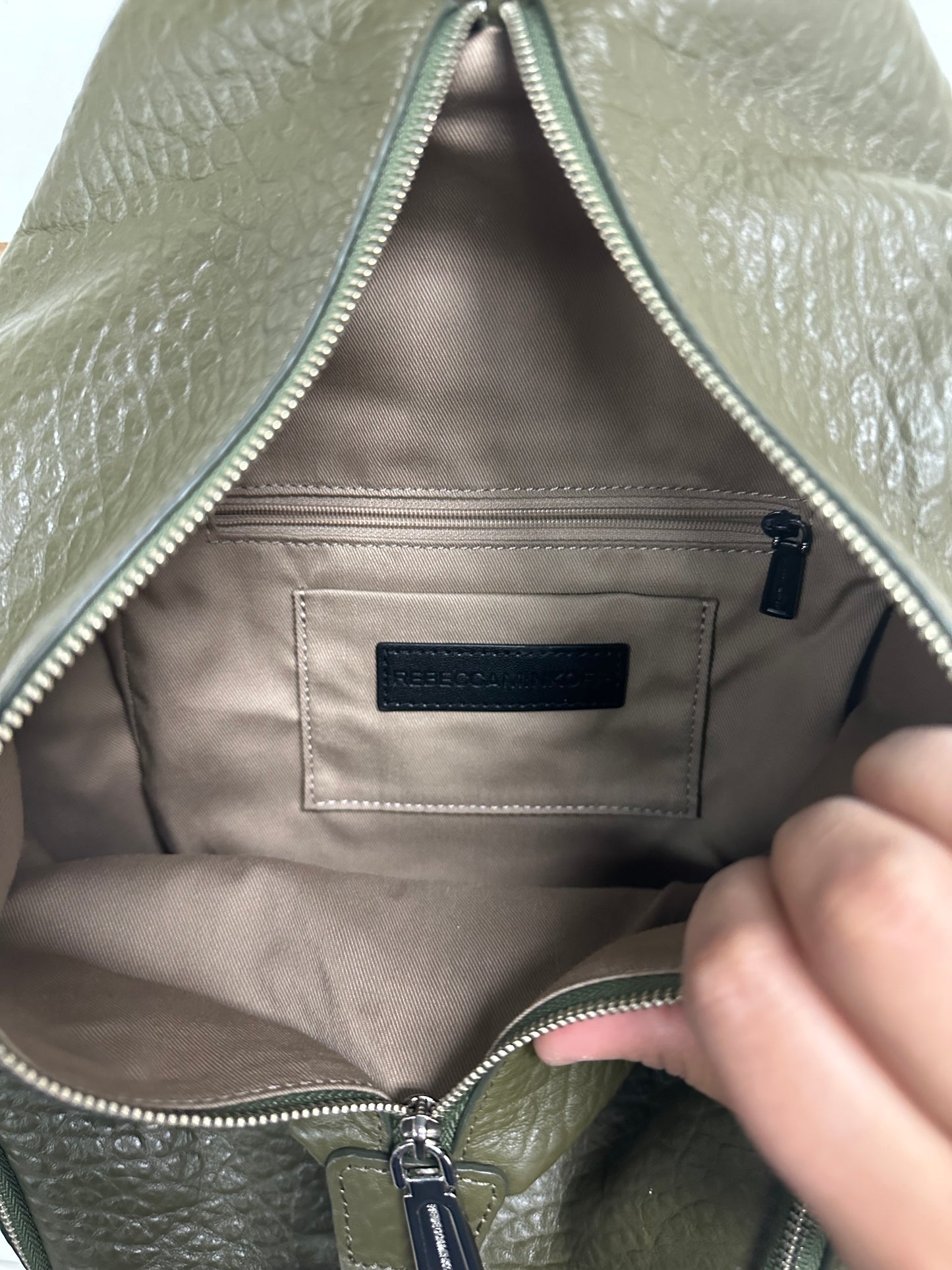 Backpack Leather By Rebecca Minkoff  Size: Medium