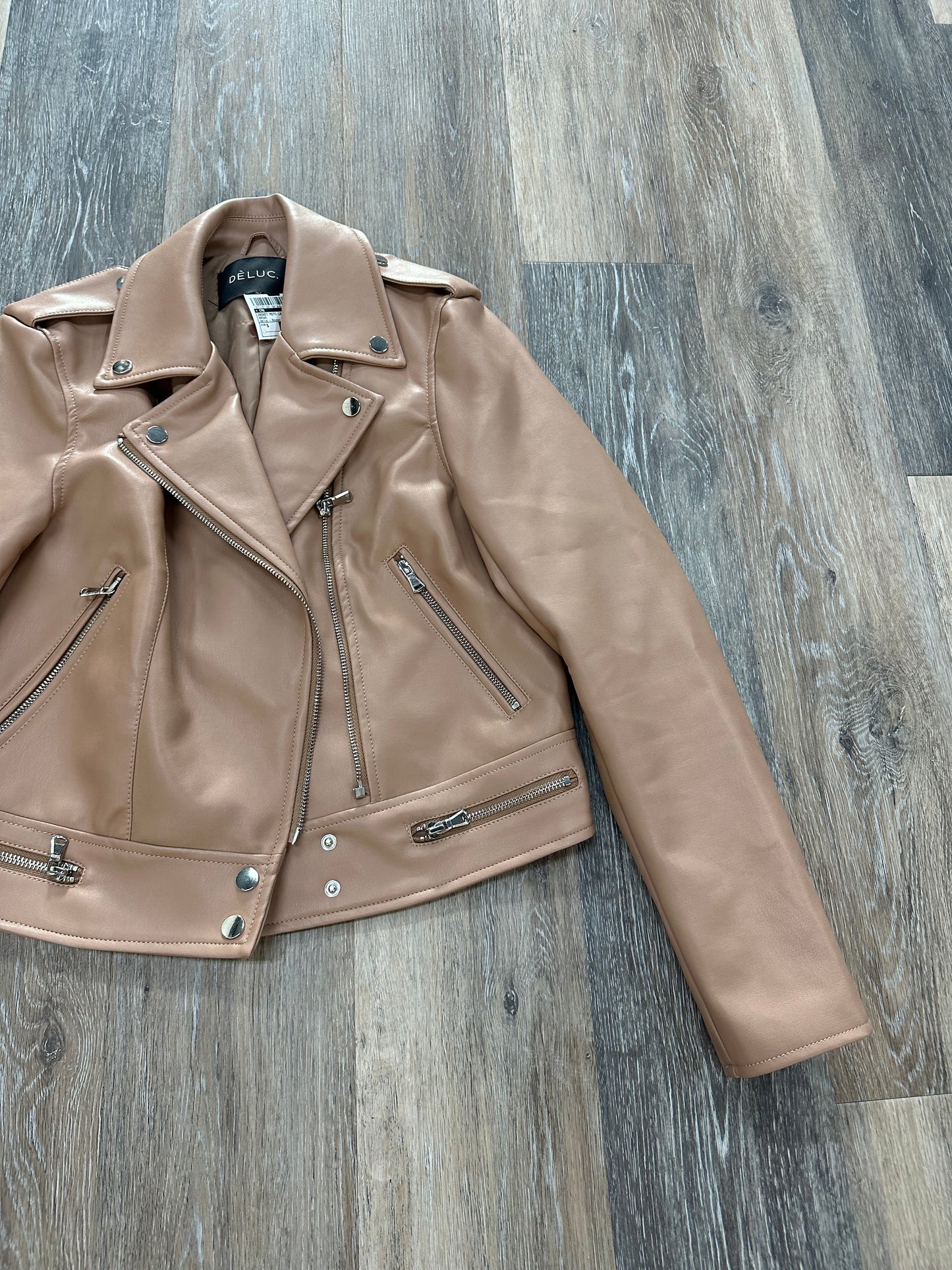 Jacket Moto Leather By Deluc  Size: S
