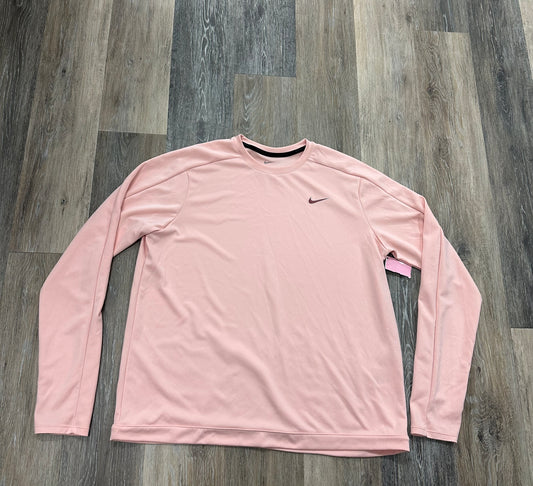 Athletic Top Long Sleeve Crewneck By Nike  Size: Xl
