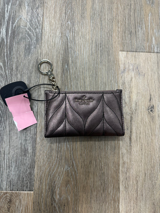 Vera Bradley Grey Black Brown Pink Stripe Keychain Zip Pouch - beyond  exchange