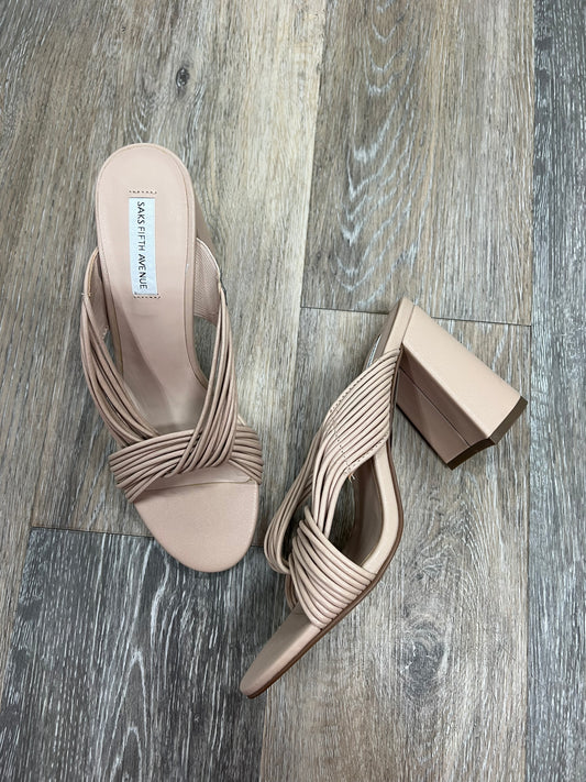 Sandals Heels Block By Saks Fifth Avenue  Size: 7.5