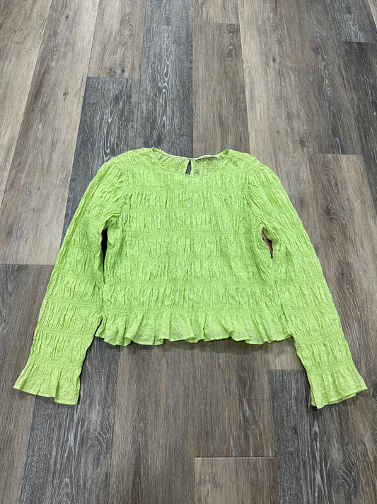 Blouse Long Sleeve By Frame  Size: L