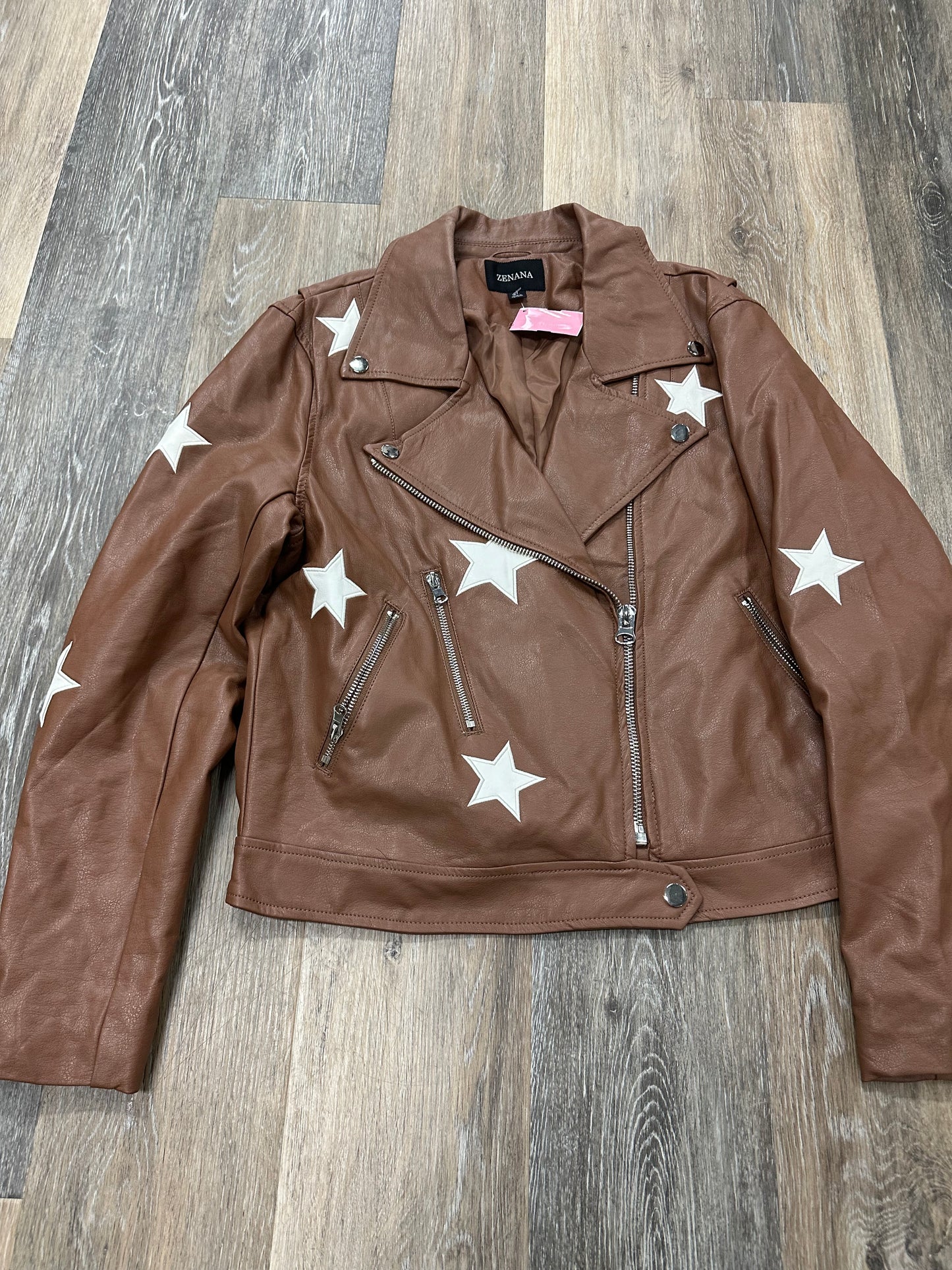 Jacket Leather By Zenana Outfitters  Size: Xl