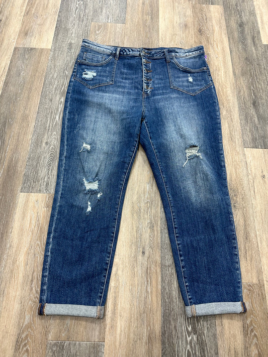 Jeans Straight By Risen  Size: 3x