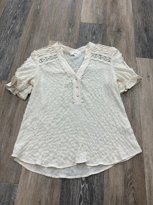 Blouse Short Sleeve By Mine  Size: S